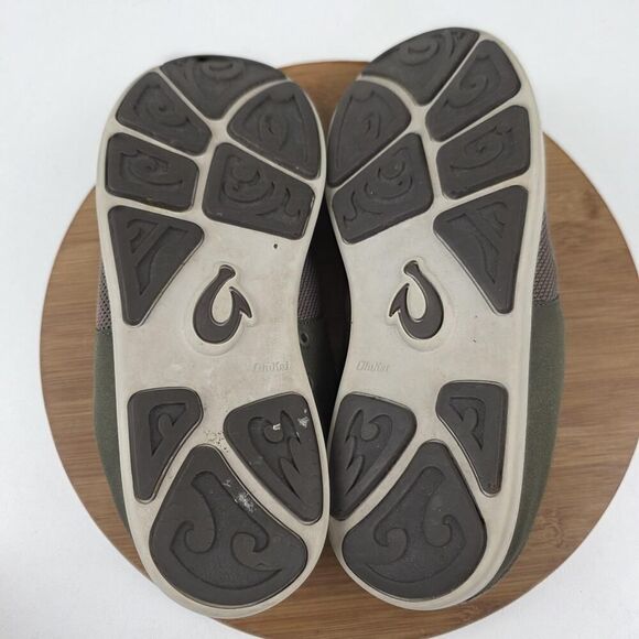 OluKai Shoes Mens Size 11 Olive Brown Nohea Moku Lightweight Mesh Casual Sneaker - Picture 14 of 16